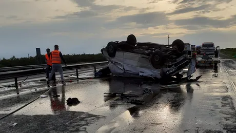 Pericol de explozie pe Autostrada A1. Traficul a fost blocat pe ambele sensuri