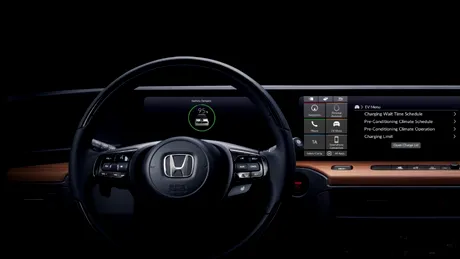 Noul prototip electric Honda va avea un display care se extinde pe toata lăţimea bordului - FOTO