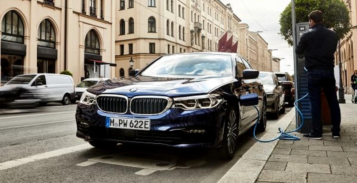 Noul BMW Seria 5 Sedan vine cu un sistem plug-in hybrid care creşte autonomie electrică cu peste 30%