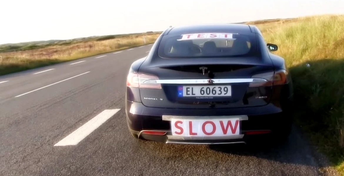 Record de consum pentru Tesla P85D, cel mai enervant pe care l-ai văzut vreodată [VIDEO]