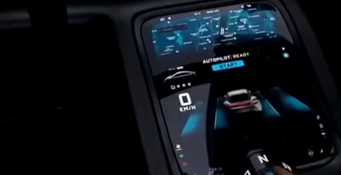 Primul clip cu interiorul lui Porsche Taycan. Este prima maşină electrică a producătorului german – VIDEO