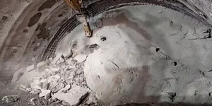 <span class='prepend'>Video |</span> Moment important pentru Autostrada A1. Au început săpăturile pentru tunelul de la Robești
