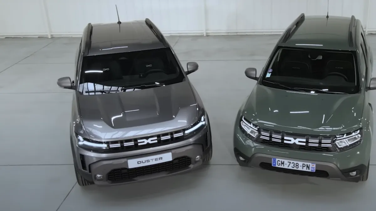 Duelul generațiilor: Cum se compară noua generație Dacia Duster cu modelul anterior - VIDEO