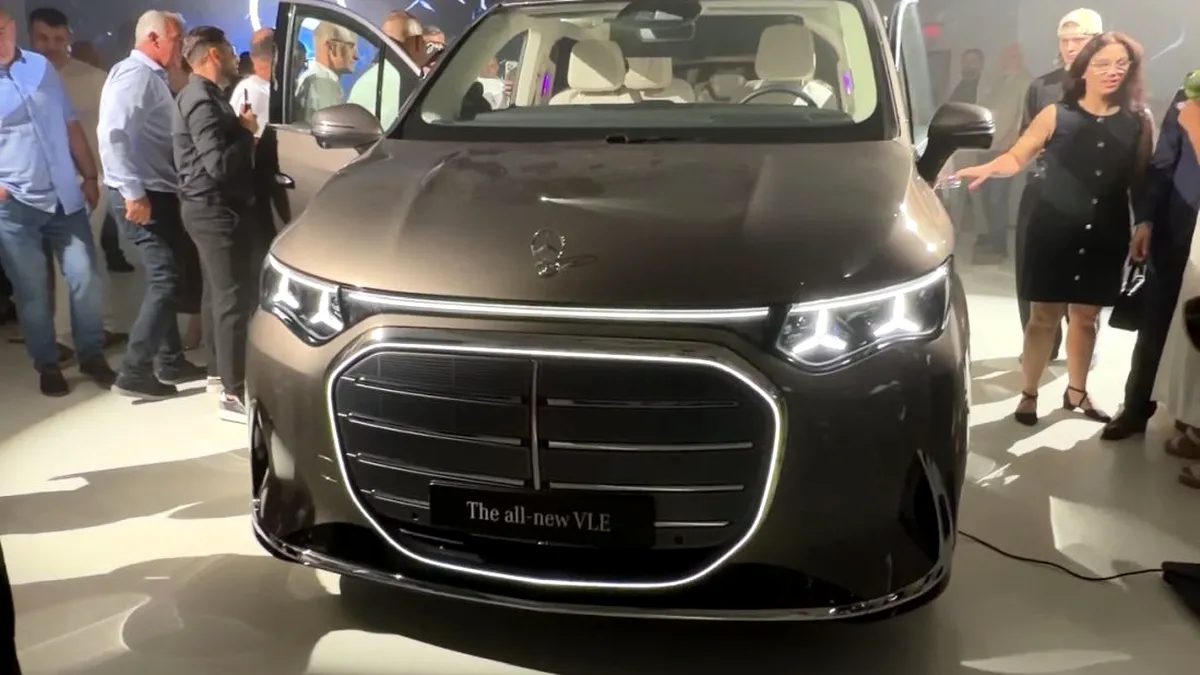 Mercedes-Benz VLE electric a fost lansat în România. Nou rival pentru Volkswagen ID. Buzz