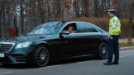 Codin Maticiuc, parodie cu un Mercedes negru. Polițistul nu îndrăznește să spună culoarea ca să nu fie acuzat de rasism