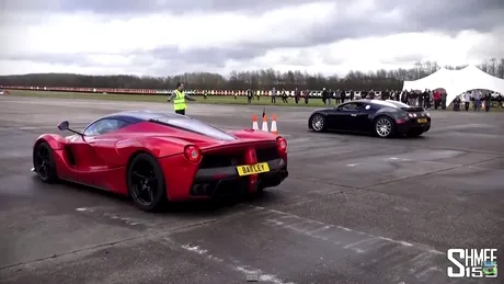 VIDEO: Duelul vitezomanilor - Bugatti Veyron vs. LaFerrari