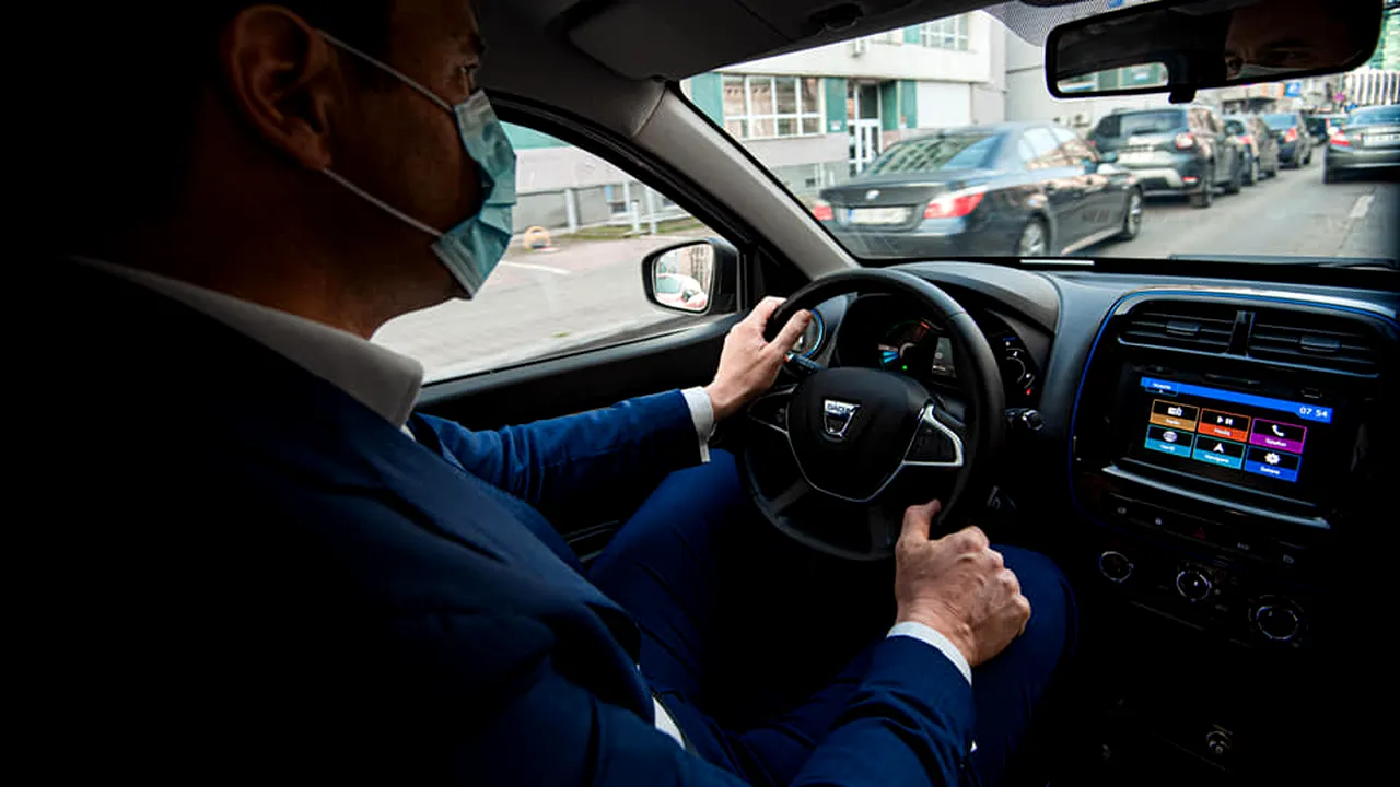 Ministrul Mediului a testat Dacia Spring 3 