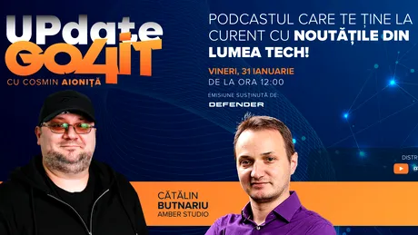 „Update Go4it” #11 cu Cătălin Butnariu – Gaming, DeepSeek și tendințele tech din 2025