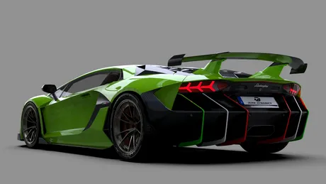 Lamborghini Aventador tunat de un român. Kit-ul de tuning poate ajunge la 50 de mii de dolari - GALERIE FOTO