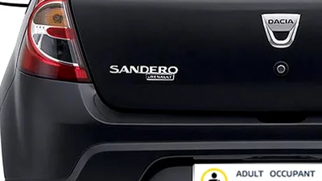 Dacia Sandero - doar 3 stele Euro NCAP?
