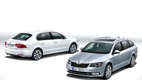 Skoda Superb, acum şi în varianta cu facelift