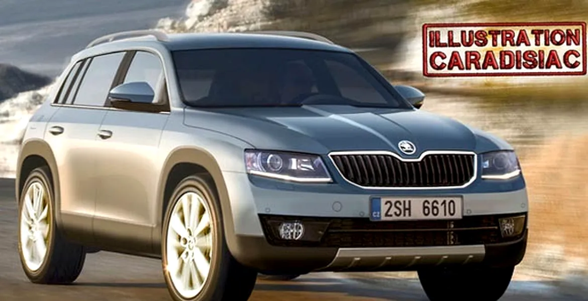 Skoda Grand Yeti ar putea fi primul SUV cu 7 locuri al cehilor