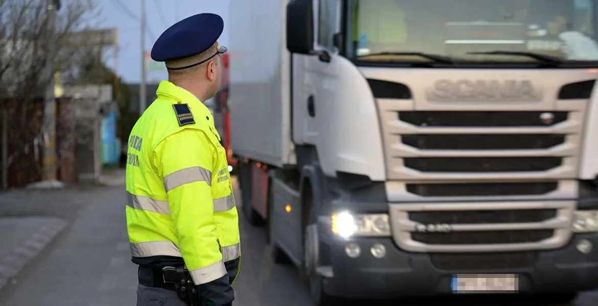 Trafic îngreunat din cauza protestelor transportatorilor rutieri