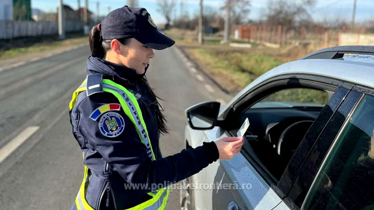 Șofer fără permis, prins la volan în Maramureș. Polițiștii de frontieră au descoperit totul cu aplicația eDAC