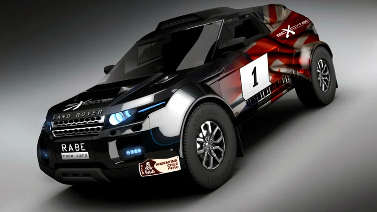 Range Rover Evoque debutează în raliul Dakar