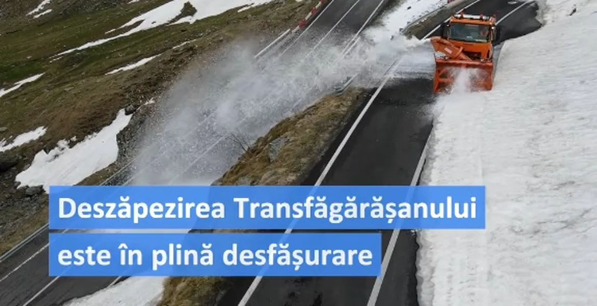 Transfăgărășanul ar putea fi redeschis circulației în următoarele două săptămâni