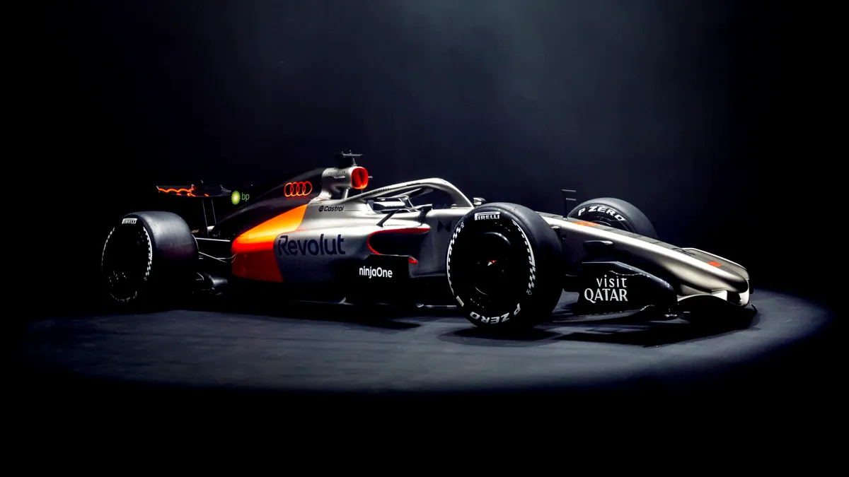 FOTO Audi dezvăluie designul mașinii de Formula 1 pentru 2026. Echipa păstrează secretă mașina testată în Barcelona