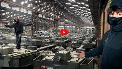 Video / Peste 1.000 de tancuri filmate într-un depozit misterios din Europa. Ce spun internauții despre destinația lor