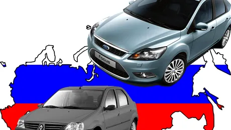 Vânzări maşini noi în Rusia