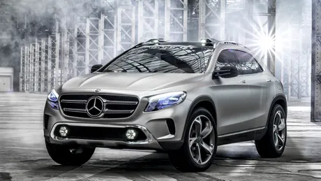 Primele imagini oficiale cu conceptul Mercedes-Benz GLA. VIDEO