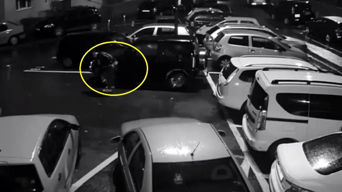 Un tânăr din Craiova a vrut să se distreze și a tăiat cauciurile a 25 de mașini