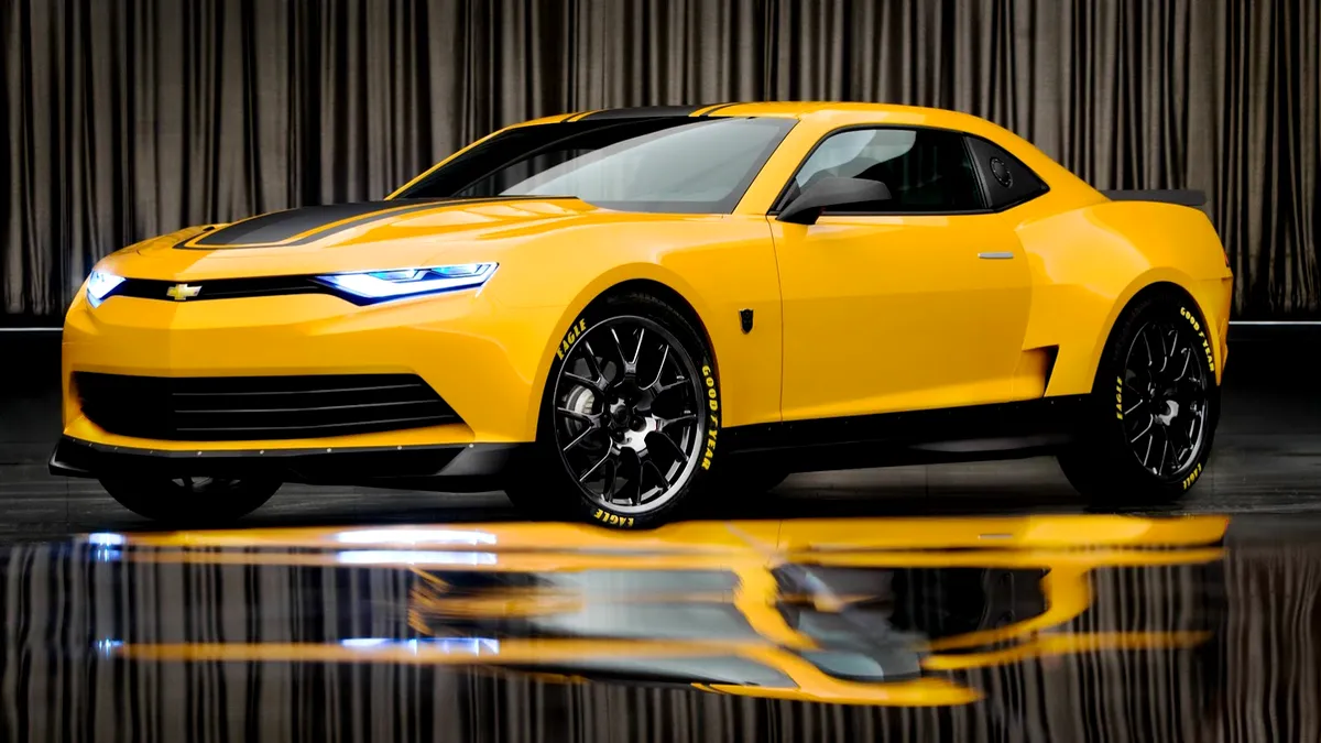 Acesta este conceptul Camaro Bumblebee, starul din Transformers 4