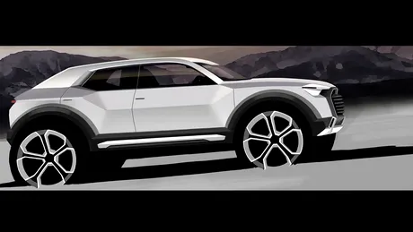 Audi a publicat prima schiţă oficială cu crossoverul Q1