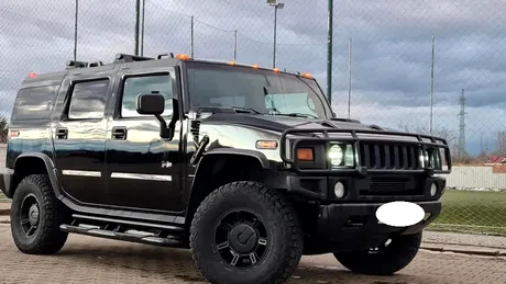 Singurul Hummer de pe autovit.ro nu este ieftin deloc. Este cel mai masculin vehicul american