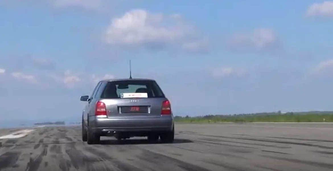 Un Audi B5 S4 Bi-Turbo din IAD. Orchestra de 1200 de CP sună senzaţional – VIDEO