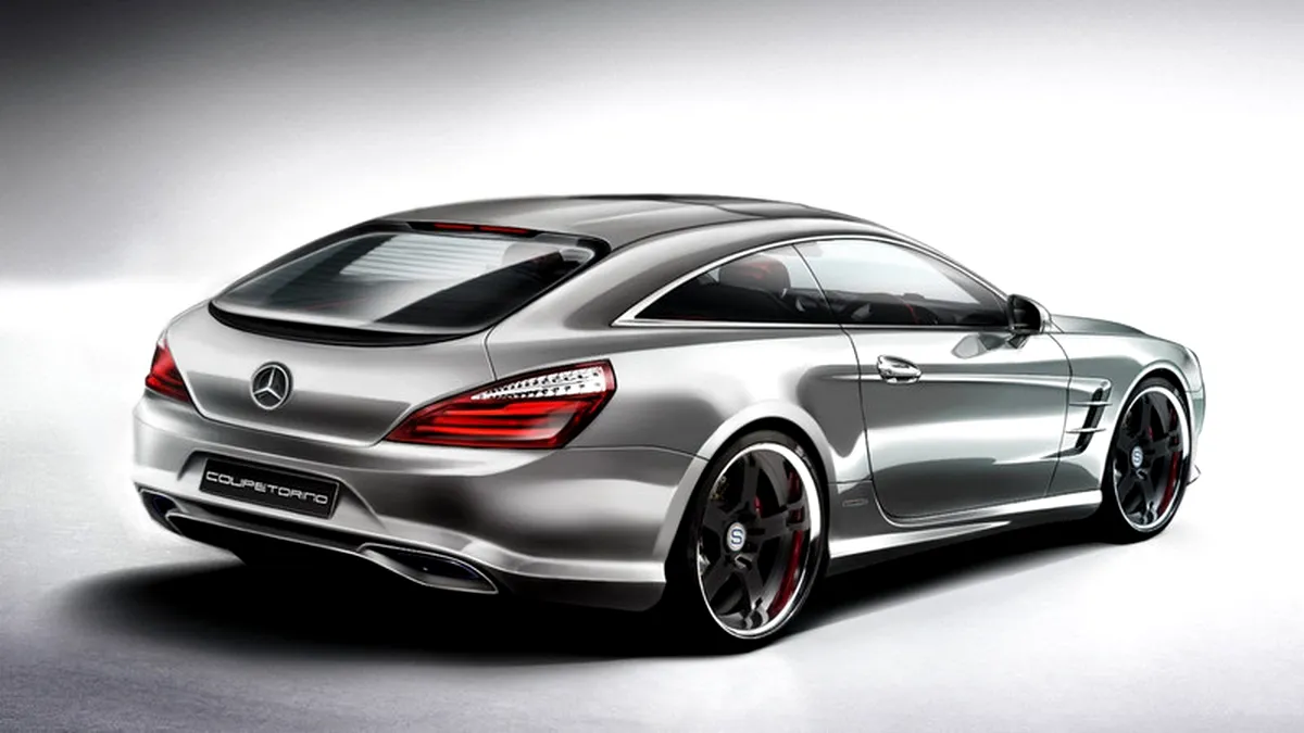 Studiu de design creat de şase studenţi: Mercedes-Benz SL Shooting Brake