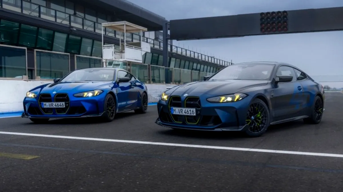 BMW lansează M4 CS Edition VR46 - Ediție specială creată special pentru ziua de naștere a lui Valentino Rossi