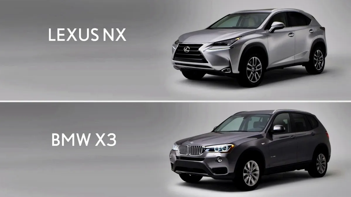 Lexus NX versus BMW X3, din perspectiva Lexus [VIDEO]