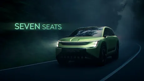 FOTO Škoda Peaq va fi cel mai mare SUV electric al cehilor. Dezvăluirea completă va avea loc în vara acestui an