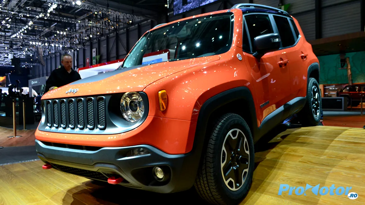 LIVE GENEVA 2014: Jeep Renegade, prezenţă încruntată la Geneva