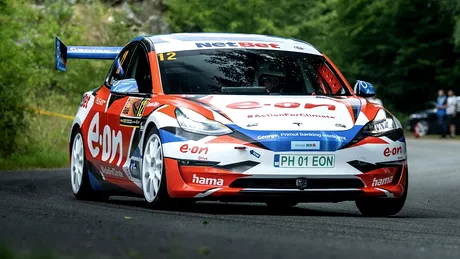 Dominic Marcu și Tesla vor lua startul în acest weekend la ultima etapă din Campionatul Național de Viteză în Coastă - Trofeul Audi Brașov