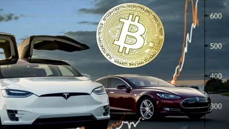 Cantitatea de Bitcoin cumpărată de Tesla poluează cât 1,8 milioane de mașini