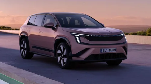 <span class='prepend'>Foto |</span> Škoda a lansat Peaq, vârful de gamă al producătorului ceh. Șapte locuri și autonomie de 640 km, cea mai mare dintre toate Škoda electrice