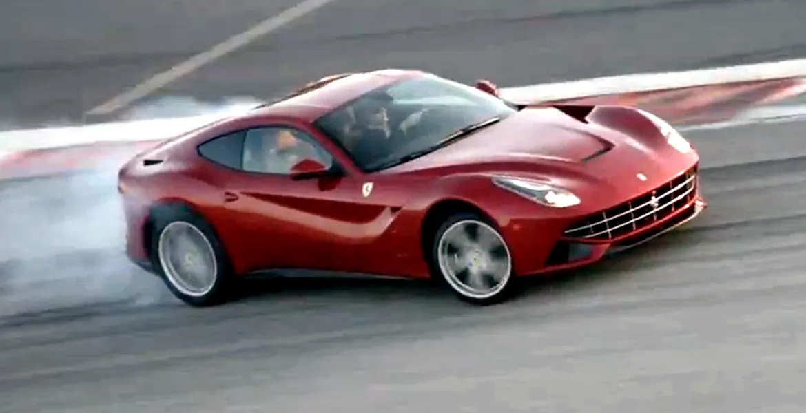 VIDEO: Ferrari F12berlinetta, dezlănţuit pe circuit