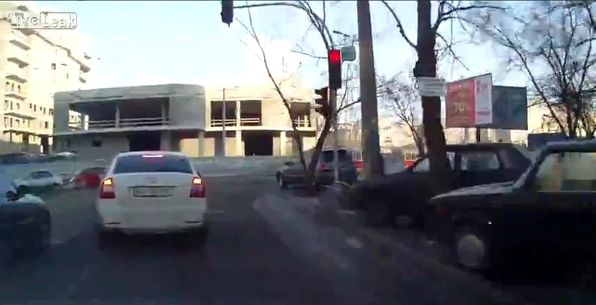 Road rage cu femei. VIDEO