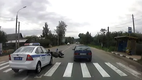 VIDEO: şi poliţia greşeşte câteodată. În cel mai amatoricesc mod cu putinţă