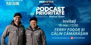Ferry Fodor și Călin Cămărășan vin la „Podcast cu Prioritate” #100 by ProMotor. Despre Africa Eco Race, rally raid și provocările motorsportului
