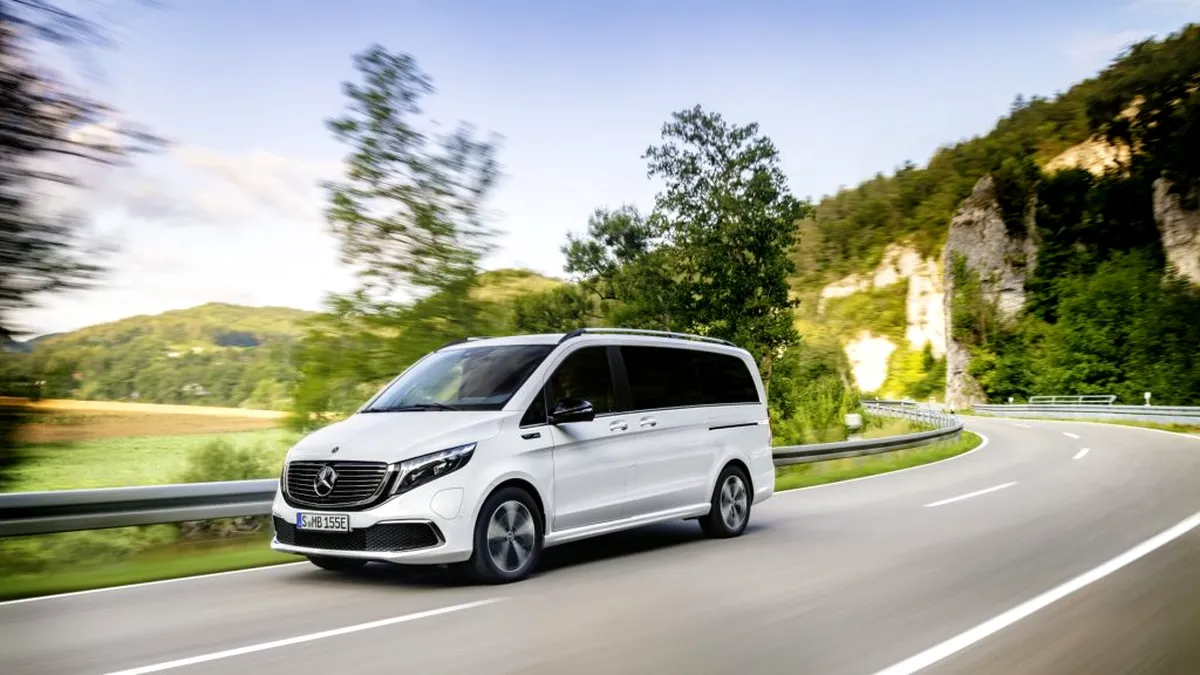 Galerie FOTO: Mercedes-Benz EQV, cu 204 CP şi autonomie de peste 400 km