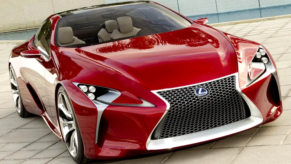 Primele poze oficiale cu noul concept Lexus LF-LC, pentru Detroit 2012