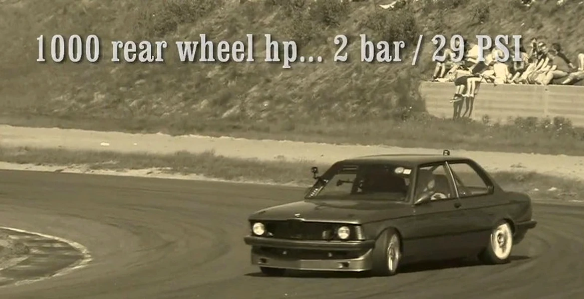 VIDEO: Faceţi cunoştinţă cu un BMW Seria 3 E21 cu 1000 CP