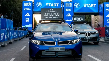 BMW i3, noul rival pentru Mercedes-Benz CLA electric, este mașina oficială de deschidere la BMW Berlin Marathon