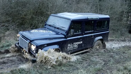 Conceptul Land Rover Defender electric, pregătit pentru Geneva