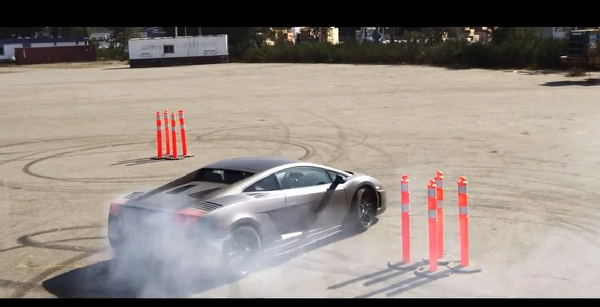 VIDEO: Cum să faci Gymkhana cu un Lamborghini Gallardo