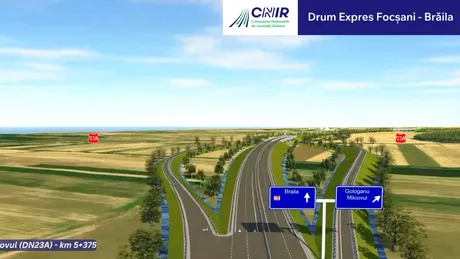 Primul Drum Expres din România cu bandă de urgență, ca pe autostradă. Șoseaua va avea o lărgime totală de 23 de metri