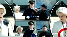 Decorație cu dedicație. Zelenski a inventat un ordin special pentru Ursula von der Leyen și a decorat-o în timpul vizitei de la Kiev