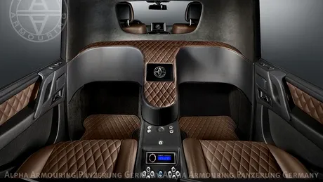 Un alt buncăr luxos Mercedes: G63 AMG de la Alpha Armouring